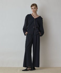 GRACE CONTINENTAL タックワイドパンツ