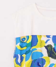 GRACE CONTINENTAL ペイントカラープリントトップ