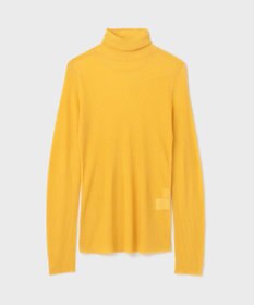 GRACE CONTINENTAL シアーリブタートルトップ