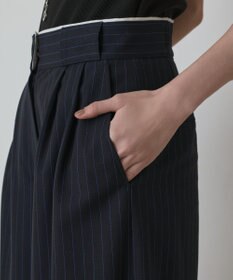 GRACE CONTINENTAL タックワイドパンツ