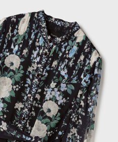 GRACE CONTINENTAL フラワープリントティアードワンピース