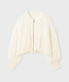 GRACE CONTINENTAL シアーニットバルーンジャケット