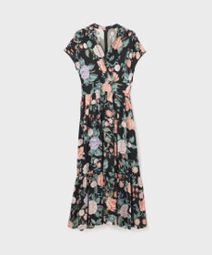 GRACE CONTINENTAL アンティークフラワープリントワンピース