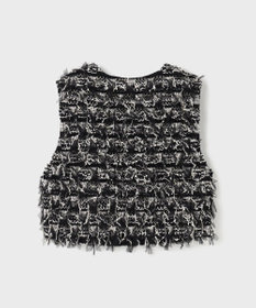 GRACE CONTINENTAL コンパクトフリンジベスト