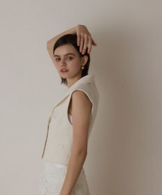 GRACE CONTINENTAL トリアセジャージジレ