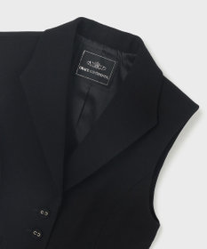 グレースクラス グレースコンチネンタル トリアセ ロングジレ ベスト 黒 36 トリアセジャージジレ / GRACE CONTINENTAL | GRACE CONTINENTAL