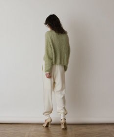 GRACE CONTINENTAL フィルムヤーンニットトップ