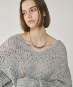 GRACE CONTINENTAL メタルカーブチョーカー