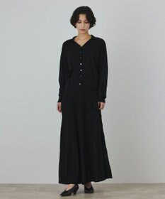GRACE CONTINENTAL プリーツニットワンピース