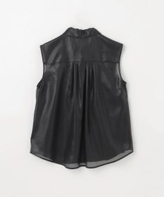 GRACE CONTINENTAL チンツボウタイノースリーブブラウス