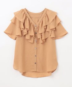GRACE CONTINENTAL - 2023aw GRACE CONTINENTAL シアーフリルカラーブラウス シアーフリルカラーブラウス / GRACE CONTINENTAL | GRACE