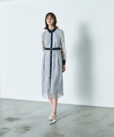GRACE CONTINENTAL レーススパンコールワンピース