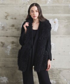 GRACE CONTINENTAL 【LOU ANDREA】フェイクポケットジレ