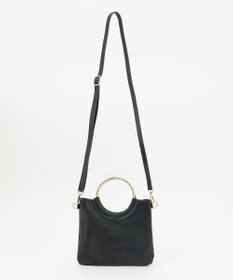 GRACE CONTINENTAL MaisonVincentメタルサークルミニバッグ ブラック