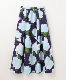 GRACE CONTINENTAL グログランボタニカルスカート