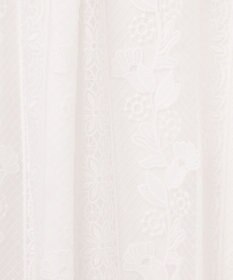 GRACE CONTINENTAL ストライプフラワー刺繍ワンピース