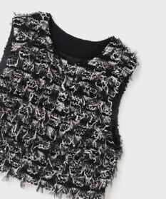 GRACE CONTINENTAL コンパクトフリンジベスト