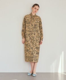 GRACE CONTINENTAL ハーフドットミリタリーワンピース