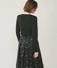 GRACE CONTINENTAL ショートリブニットカーディガン