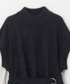 GRACE CONTINENTAL フェザーニットコンビトップ