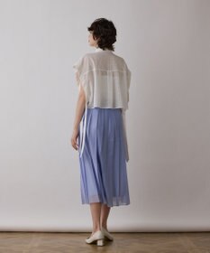 GRACE CONTINENTAL メッシュポンチョシャツ