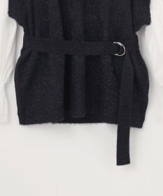 GRACE CONTINENTAL フェザーニットコンビトップ