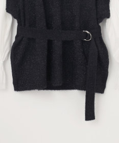 GRACE CONTINENTAL フェザーニットコンビトップ