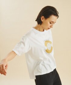 GRACE CONTINENTAL レコードプリントTシャツ