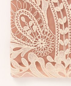 GRACE CONTINENTAL オーガン袖コード刺繍ドレス
