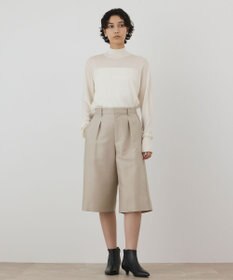 GRACE CONTINENTAL ウールシルクハーフパンツ