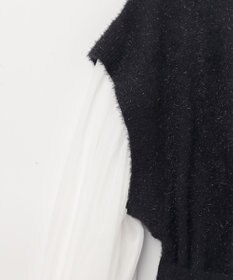 GRACE CONTINENTAL フェザーニットコンビトップ