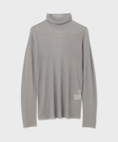 GRACE CONTINENTAL シアーリブタートルトップ