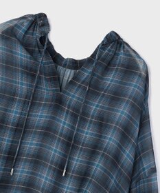 GRACE CONTINENTAL チェックカフタントップ