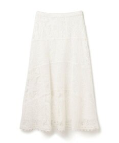 GRACE CONTINENTAL ケミカルレースパッチワークスカート