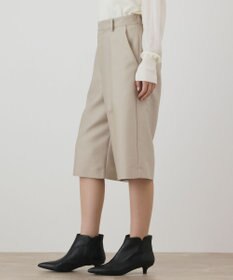 GRACE CONTINENTAL ウールシルクハーフパンツ