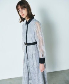 GRACE CONTINENTAL レーススパンコールワンピース