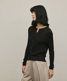 GRACE CONTINENTAL ハイゲージラメニットカーディガン