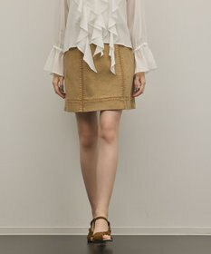 GRACE CONTINENTAL ラインembミニスカート