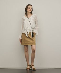 GRACE CONTINENTAL ラインembミニスカート