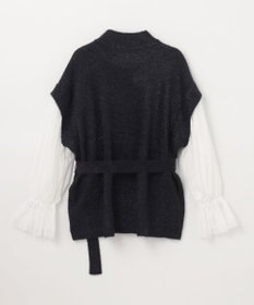 GRACE CONTINENTAL フェザーニットコンビトップ