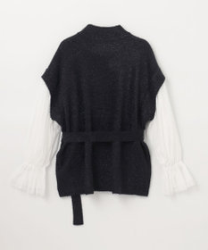 GRACE CONTINENTAL フェザーニットコンビトップ