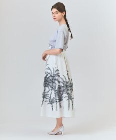 GRACE CONTINENTAL リゾートプリントTシャツ