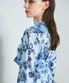 GRACE CONTINENTAL オリエンタルフラワープリントワンピース