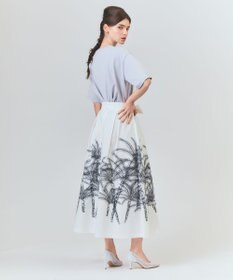 GRACE CONTINENTAL リゾートプリントTシャツ