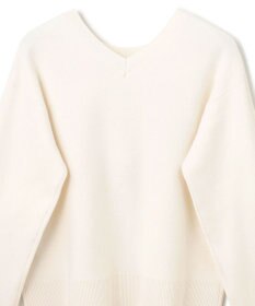 GRACE CONTINENTAL ロゴビジューニットトップ