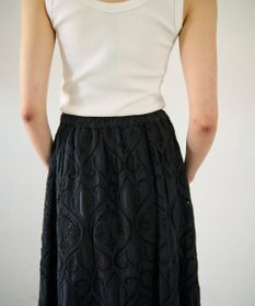 GRACE CONTINENTAL エンブロイダリーロングスカート