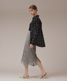 GRACE CONTINENTAL オーガン2WAYシャツ