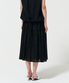 GRACE CONTINENTAL シフォンカットジャガードスカート