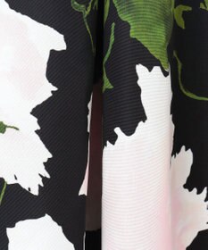 GRACE CONTINENTAL グログランボタニカルスカート