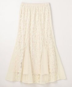 GRACE CONTINENTAL フレア刺繍スカート